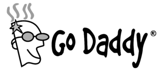 GoDaddy Logo Black and White