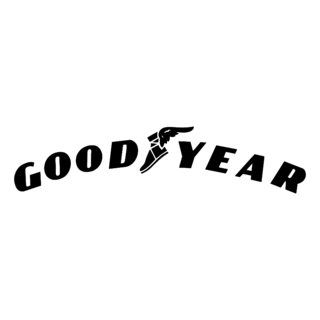 Goodyear Racing Logo Black and White