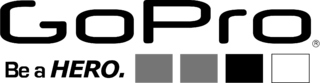 GoPro Hero Logo Black and White