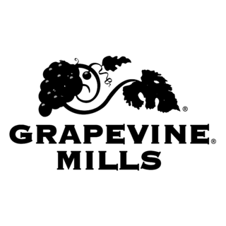 Grapevine Mills Logo Black and White