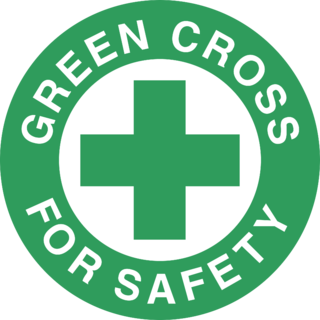 GREEN CROSS FOR SAFETY Logo PNG