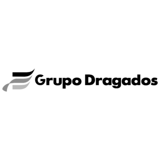 Grupo Dragados Logo Black and White