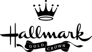 Hallmark Gold Crown Logo Black and White