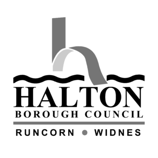 Halton Borough Council Logo Black and White
