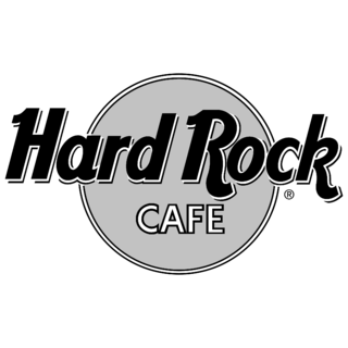 Hard Rock Cafe Logo Black and White