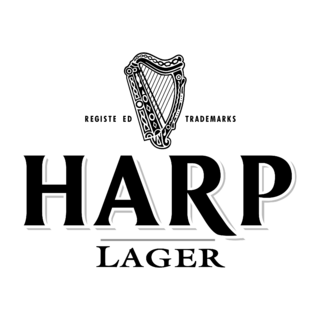 Harp Lager Logo Black and White