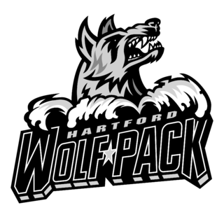 Hartford Wolf Pack Logo Black and White