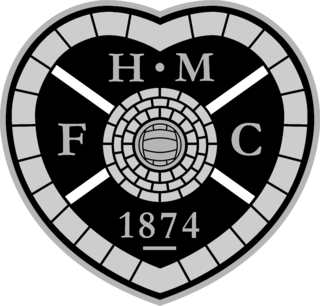 Hearts Logo Black and White