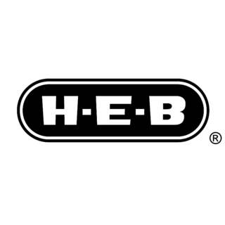 HEB Logo Black and White