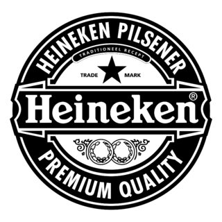 Heineken Logo Black and White (2)
