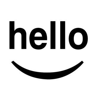 Hello Design Logo Black and White