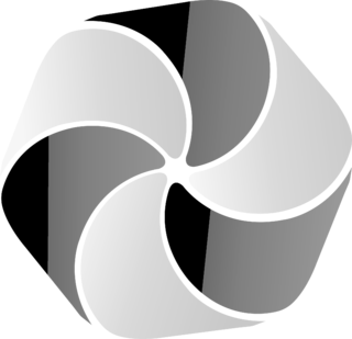 High Performance Blockchain Logo Black and White