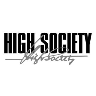 High Society Logo Black and White
