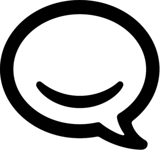 HipChat Logo Black and White