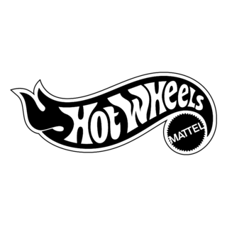 Hot Wheels Logo Black and White (3)