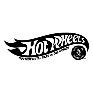 Hot Wheels Logo Black and White (5)