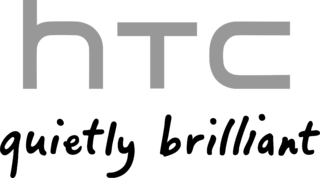 HTC Quietly Brilliant Logo Black and White