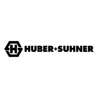 Huber+Suhner Logo Black and White