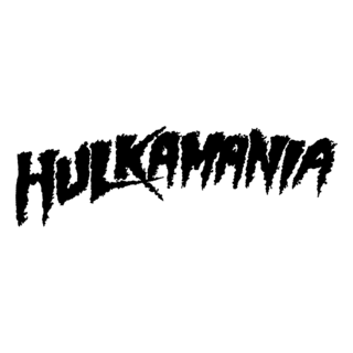 Hulkamania Logo Black and White