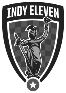 Indy Eleven FC Logo Black and White