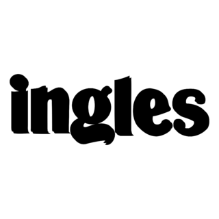 Ingles Logo Black and White