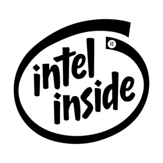 Intel Inside Logo Black and White