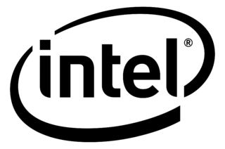 Intel Logo Black and White