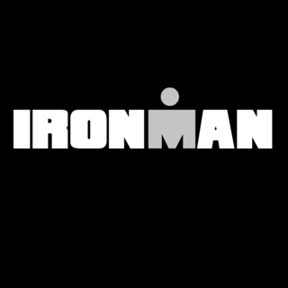 Ironman Logo Black and White