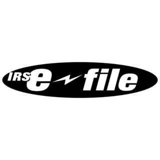 IRS e-file Logo Black and White