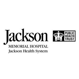 Jackson Memorial Hospital Logo Black and White