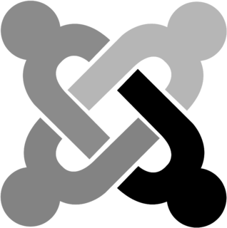 Joomla Logo Black and White