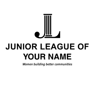 Junior League Logo Black and White