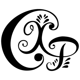 Khokhloma Painting Logo Black and White