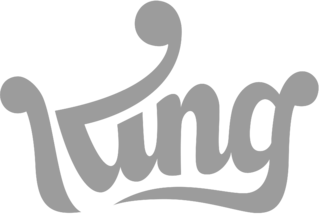 King Logo Black and White