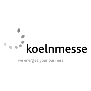 Koelnmesse Logo Black and White
