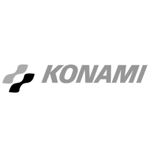 Konami Logo Black and White