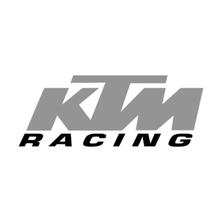 KTM Racing Logo Black and White