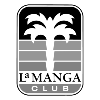 La Manga Club Logo Black and White