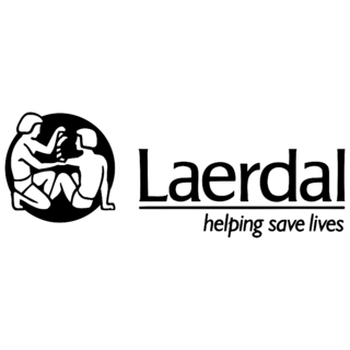 Laerdal Logo Black and White