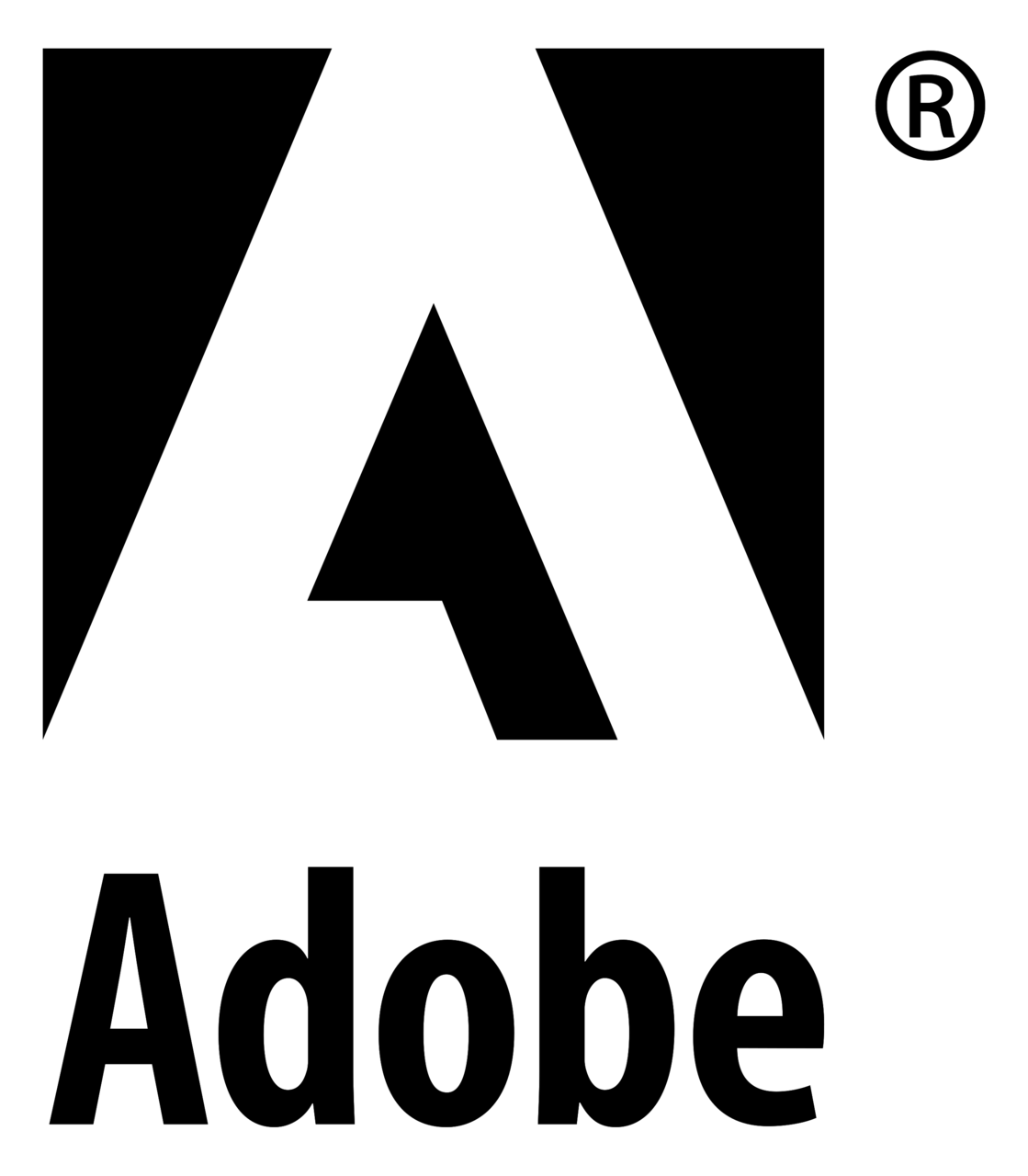 Adobe Logo Black and White – Brands Logos