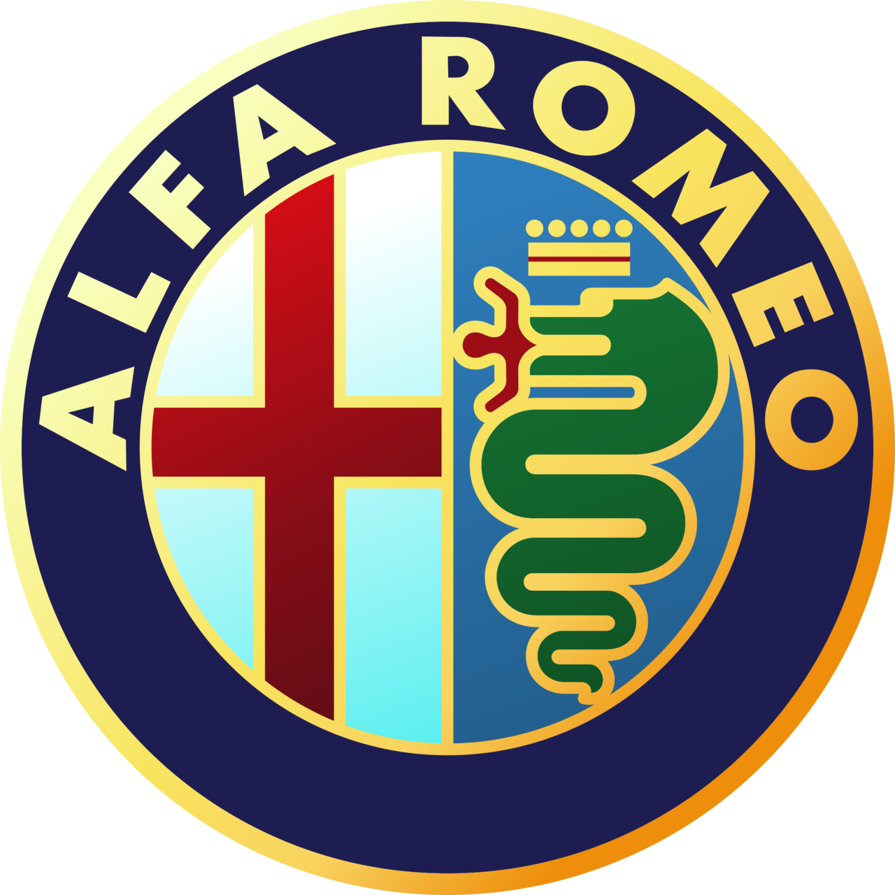 Badge Arrière Alfa Romeo Giulia Noir Brillant Original - Insigne "Giulietta" - Application Adhésive - Remplacement Chromé