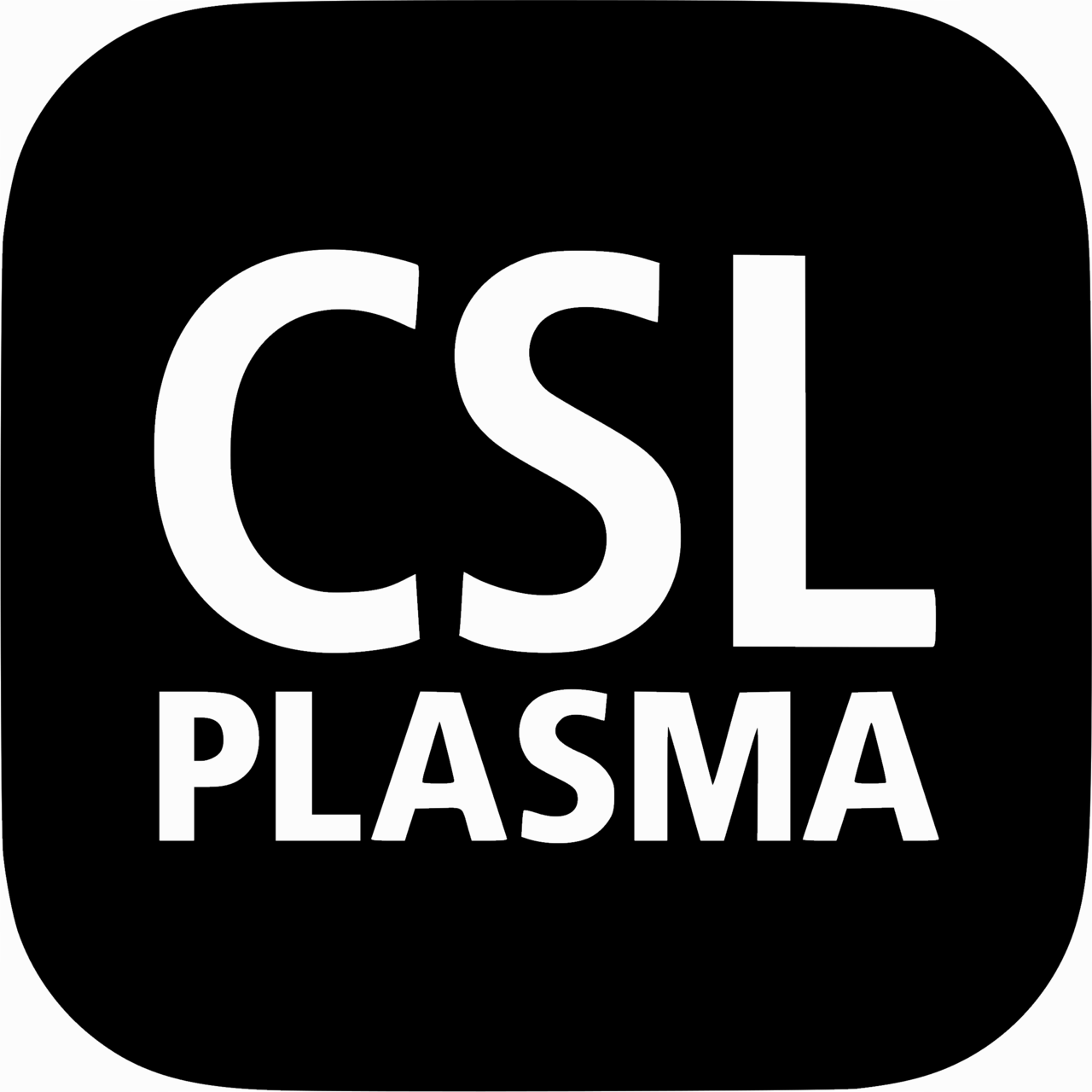 CSL Plasma Logo Black and White Brands Logos
