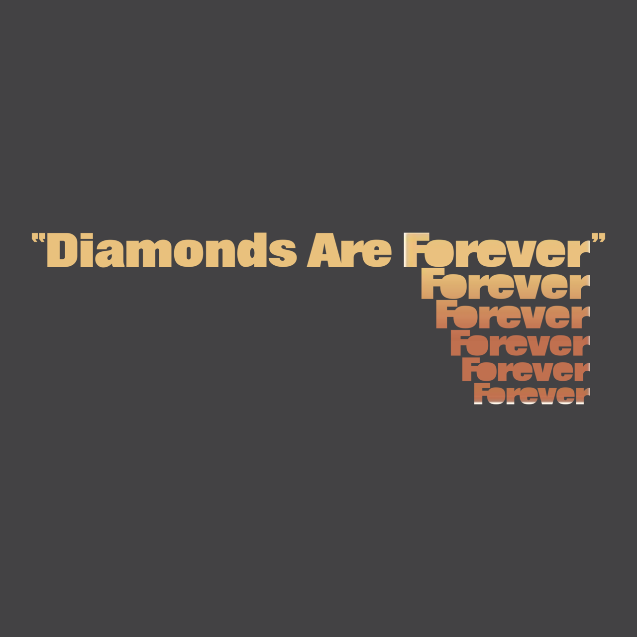Diamonds Are Forever Logo PNG Transparent Brands Logos