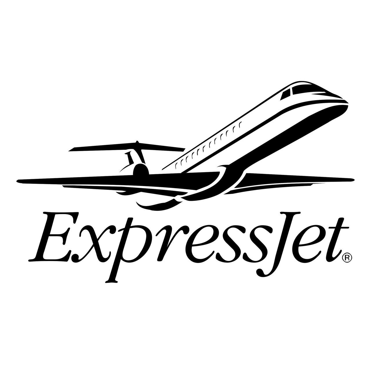 ExpressJet Logo Black and White – Brands Logos