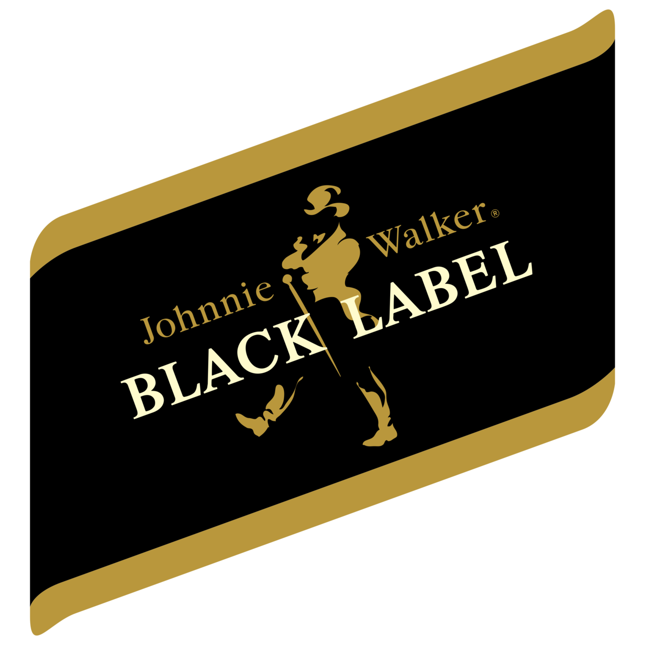Johnnie Walker Black Label Logo PNG Transparent Brands Logos