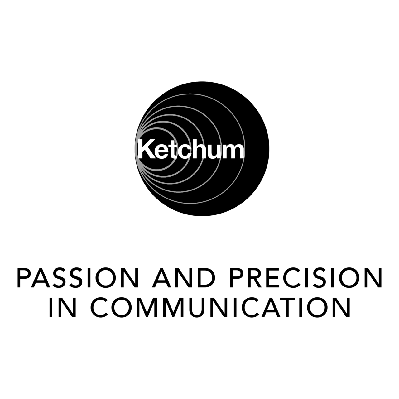 Ketchum Logo Black and White Brands Logos