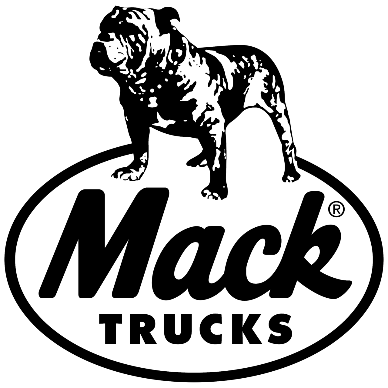 Mack Trucks Logo Black and White Brands Logos