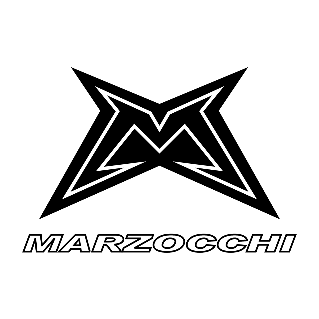 Marzocchi Logo Black and White (1) Brands Logos