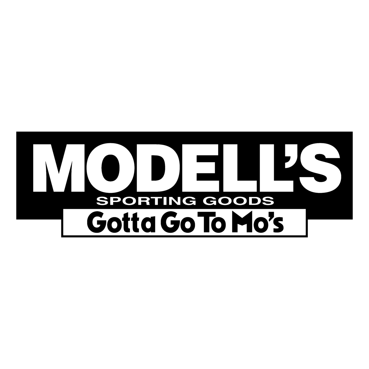 Modell’s Sporting Goods Logo Black and White Brands Logos