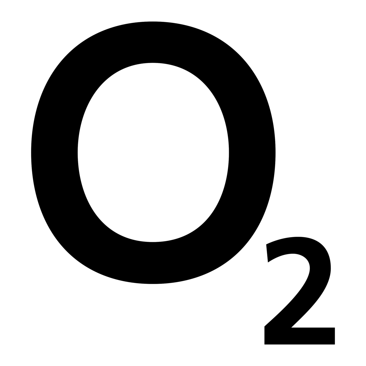 O2 Logo Black And White Brands Logos